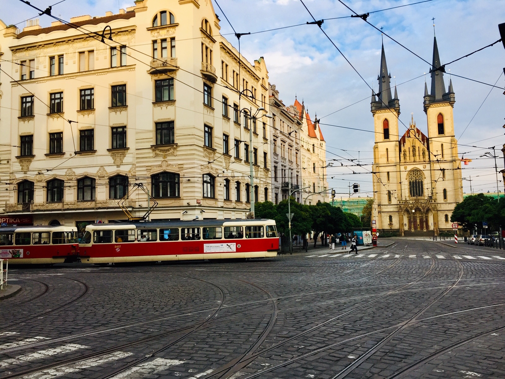 Tranvías en Praga