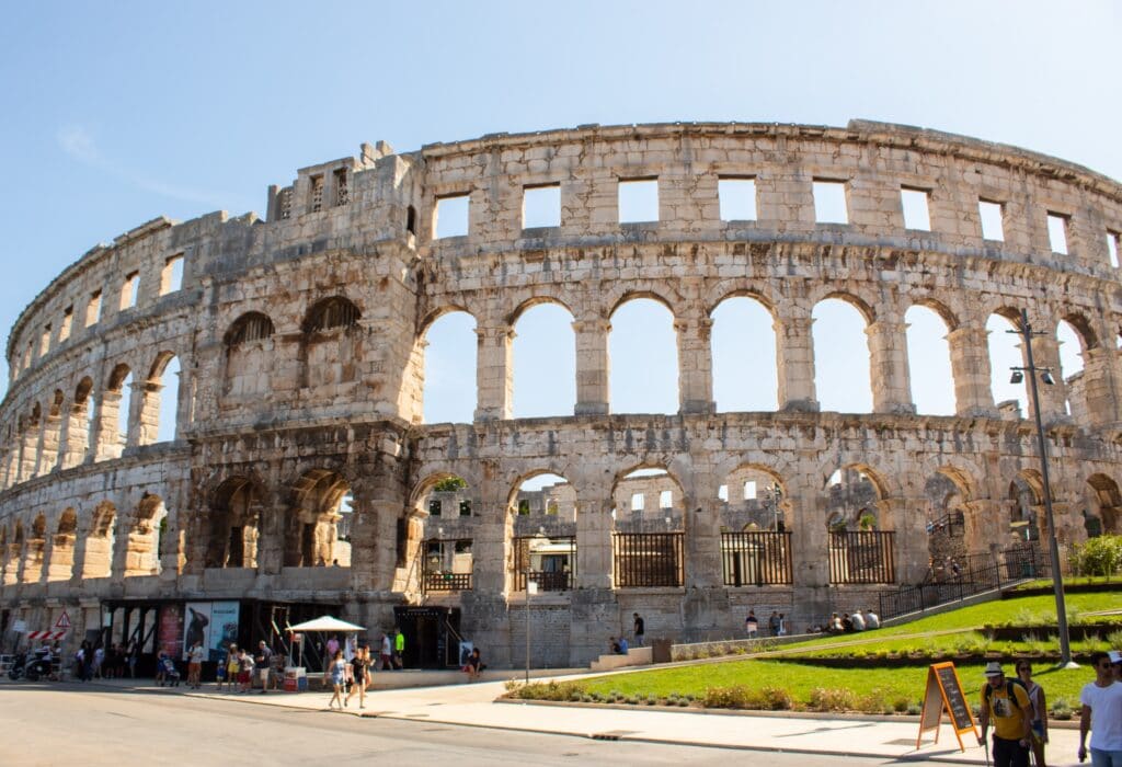 Coliseo romano en Pula Croacia