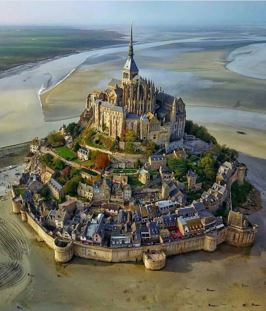 Mont Saint Michel desde las alturas