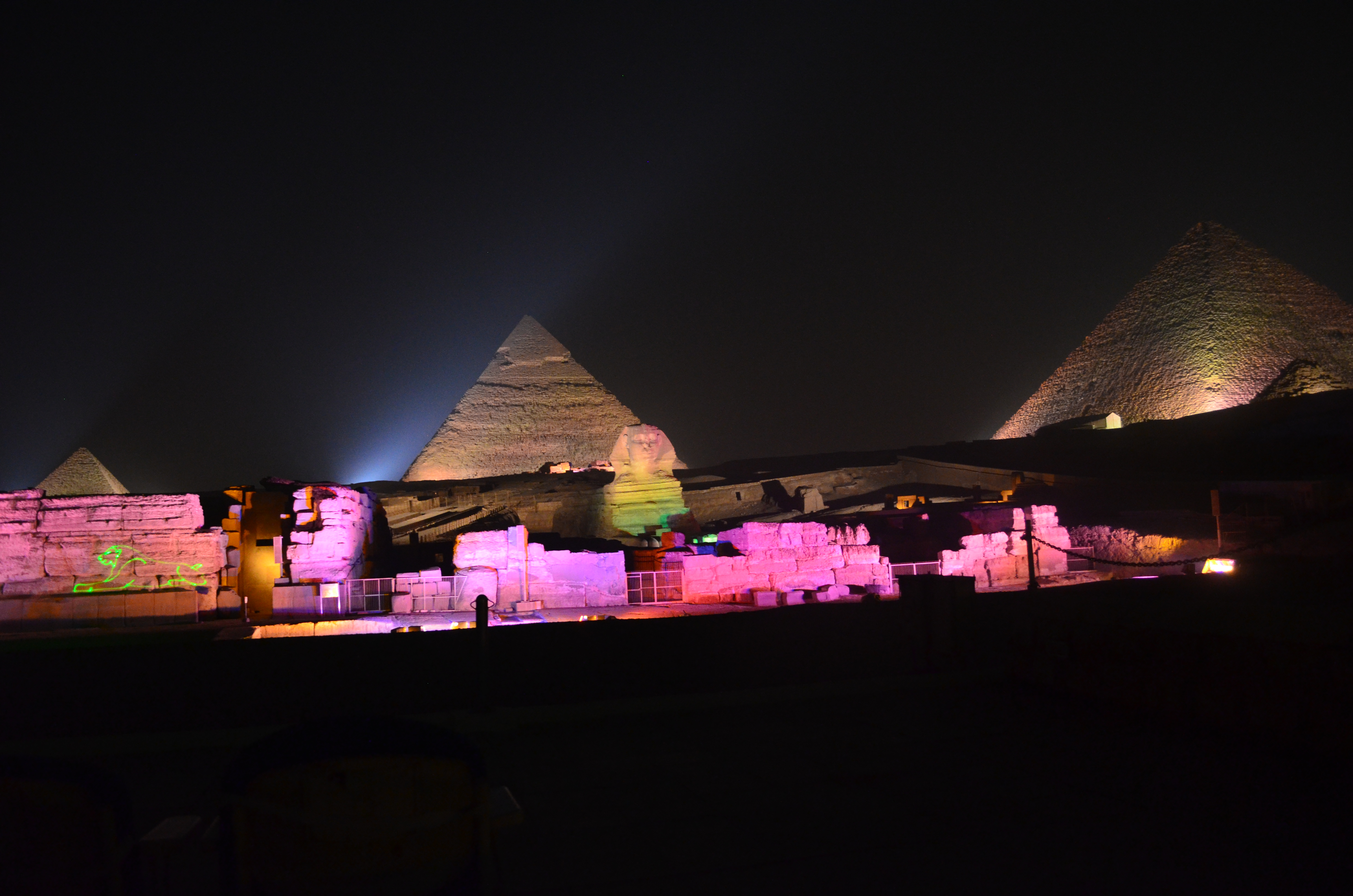 Show y de luz y sonido en las Pirámides de Guiza