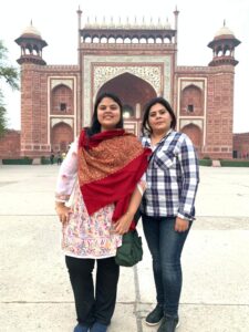 Entrada al Taj Mahal