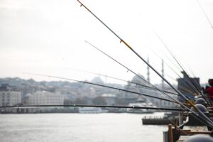 pescadores en el puente galata