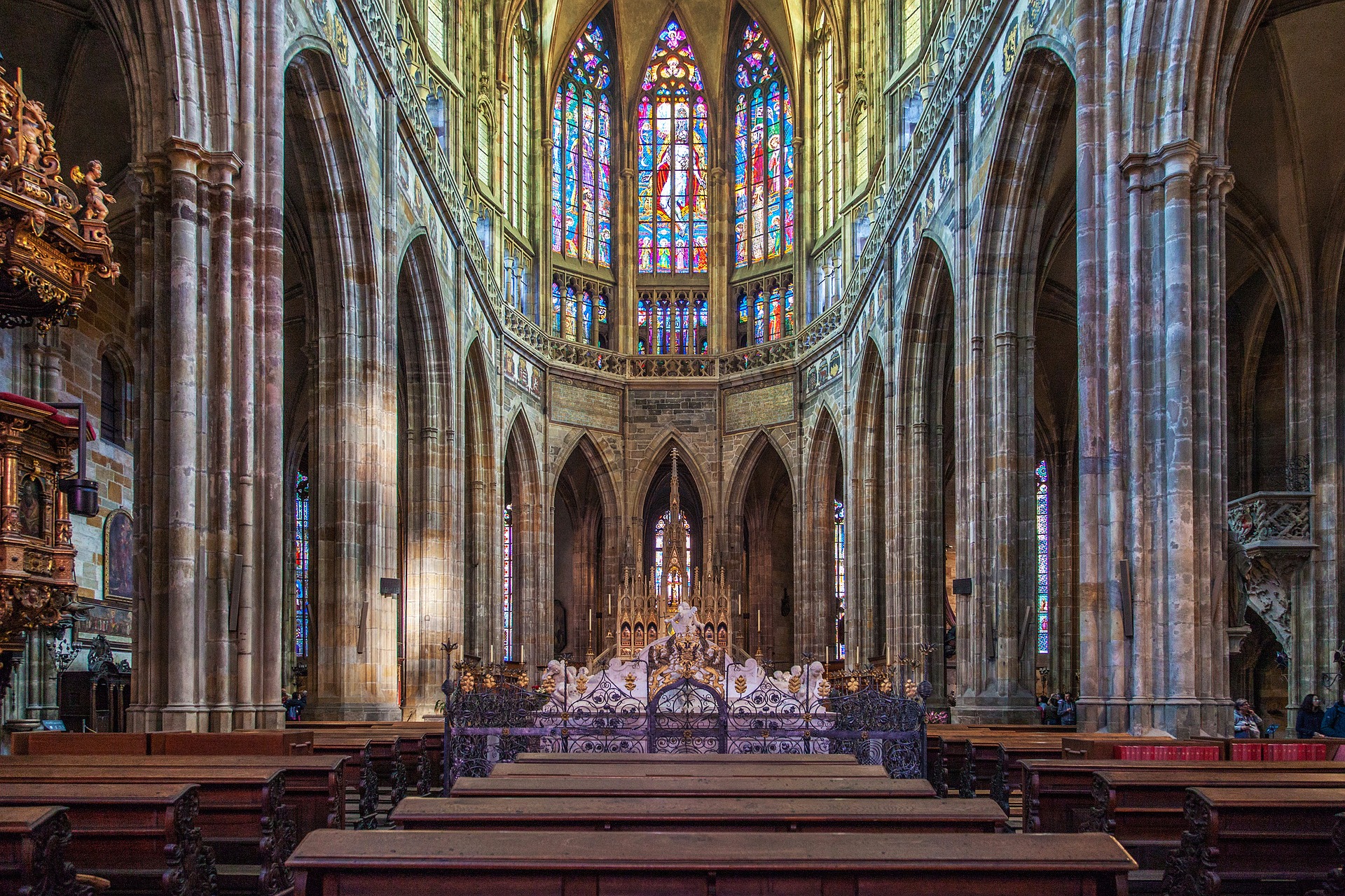 Interior de la Catedral de San Vito, Praga 