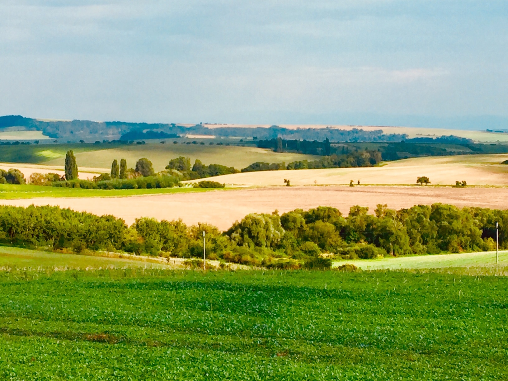 Paisajes de la Toscana de Moravia 