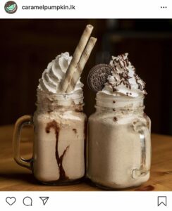 Milkshakes de Oreo y Caramelo