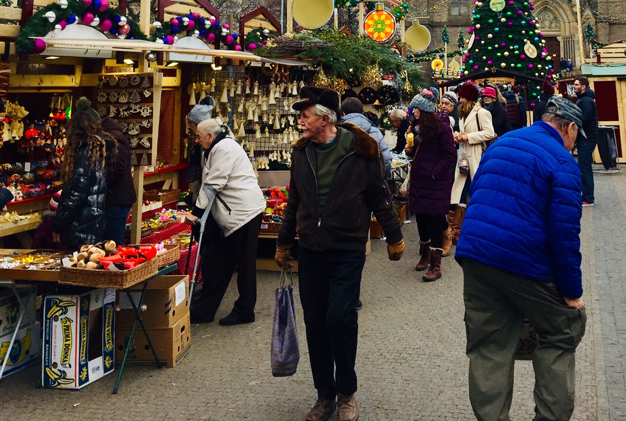 Mercado navideño en Praga 