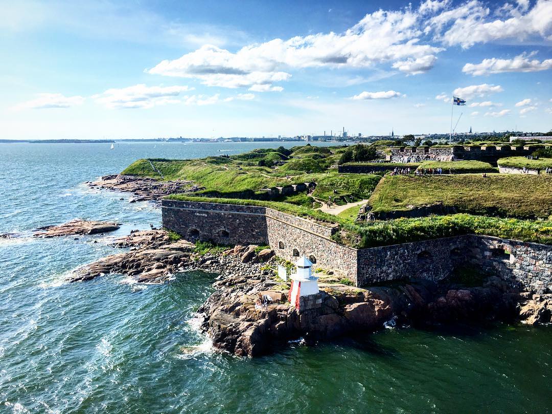 Isla fortaleza de Suomenlinna en Helsinki