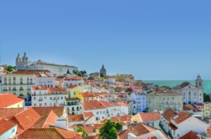 Vistas desde el mirador de Portas do Sol Lisboa
