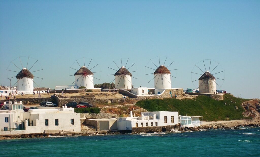 Mikonos, molinos, windmills