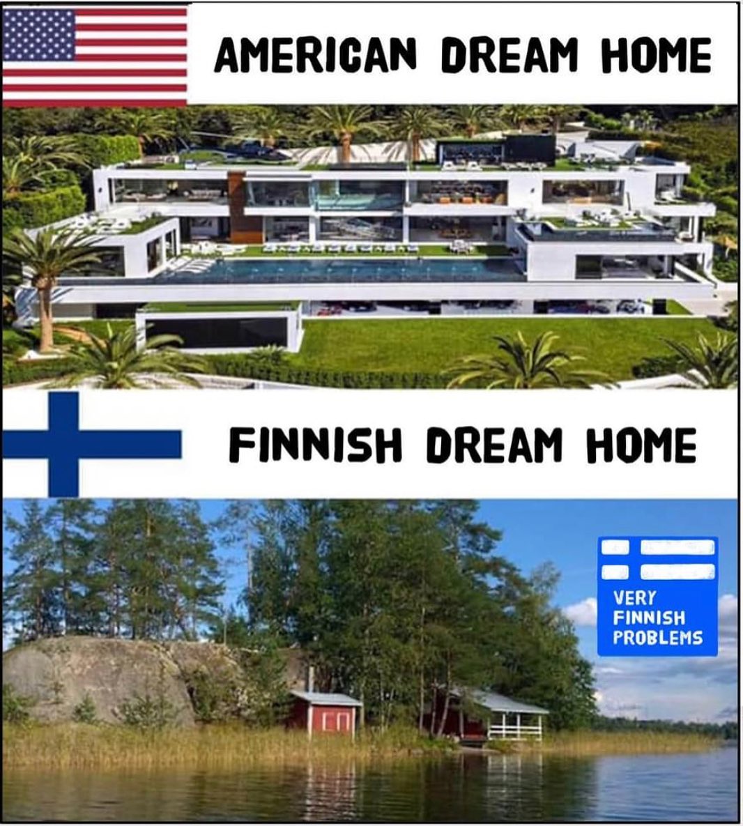 La casa ideal de un finlandés para ser feliz