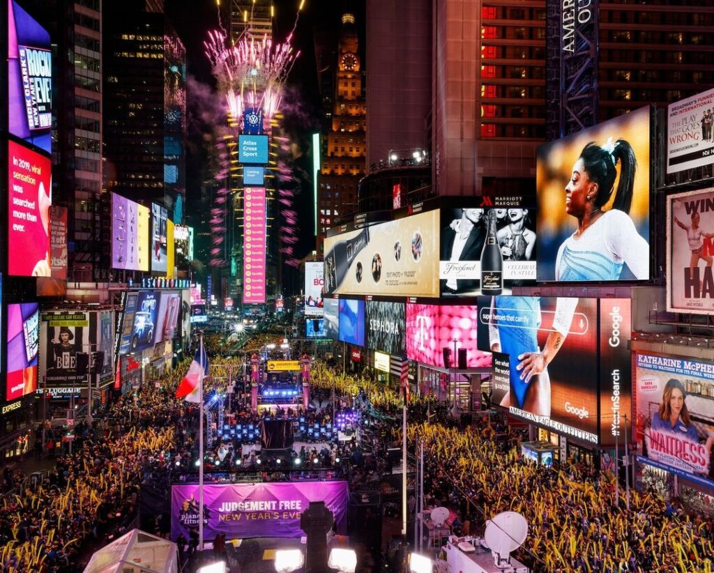 Fin de año en Nueva York - Times Square