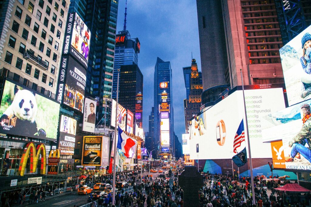 Fin de año en Nueva York - Times Square