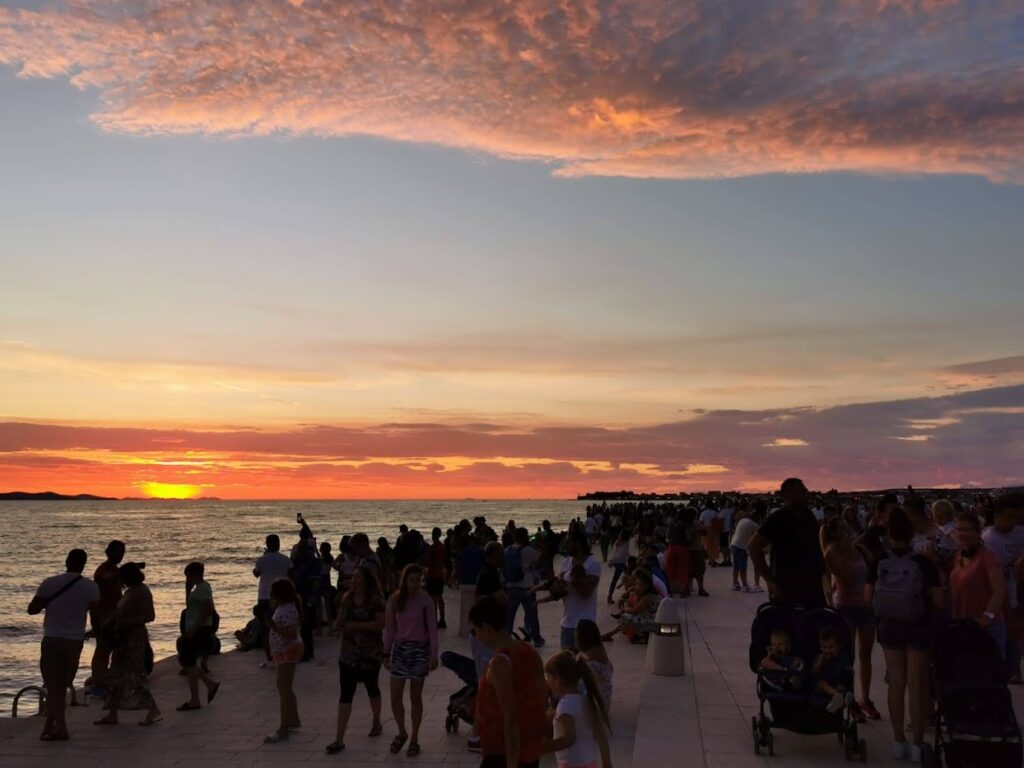 Atardecer desde el organo maritimo 